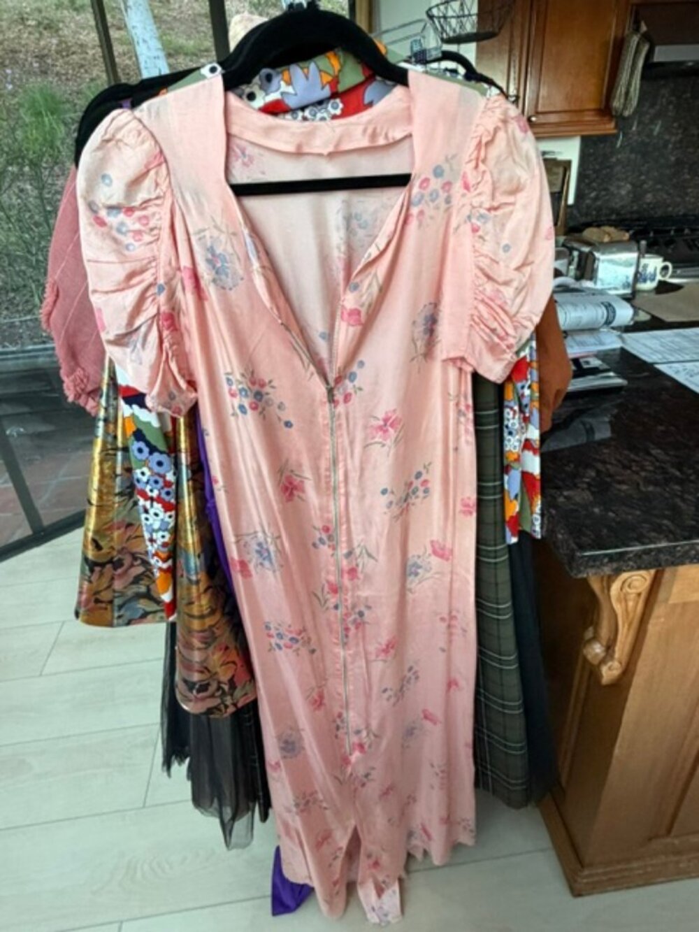 40s Pink Dressing Gown